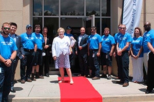 Dot Brown arrives at the ADT branch in Macon