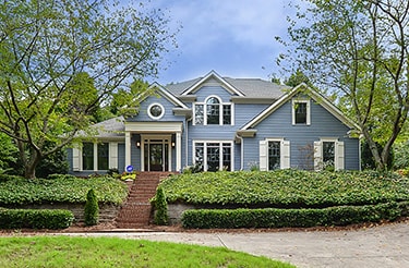 House in Atlanta, GA with an ADT sign out front